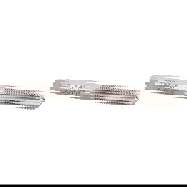 Straight Flute Tap: #10-32 UNF, 4 Flutes, Plug, High Speed Steel, Bright/Uncoated