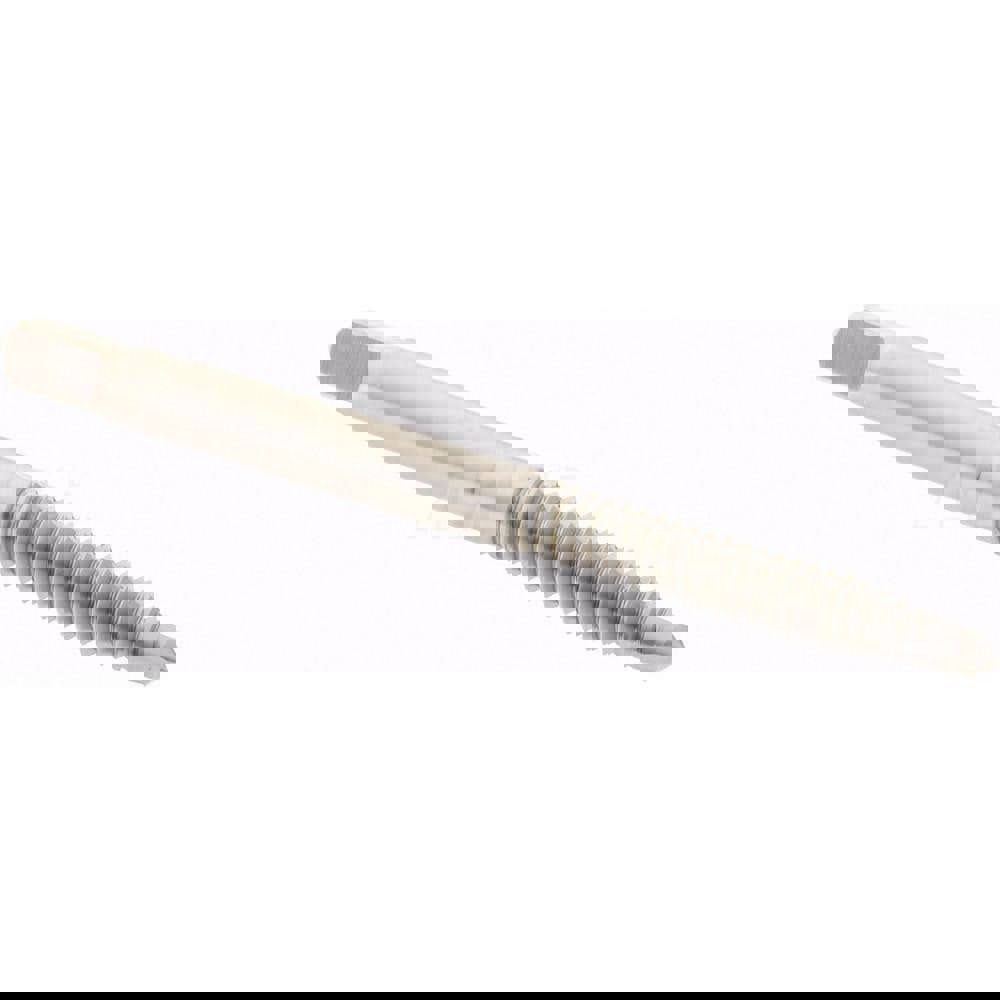 Spiral Point Tap: #10-24 UNC, 2 Flutes, Plug, High Speed Steel, Bright Finish