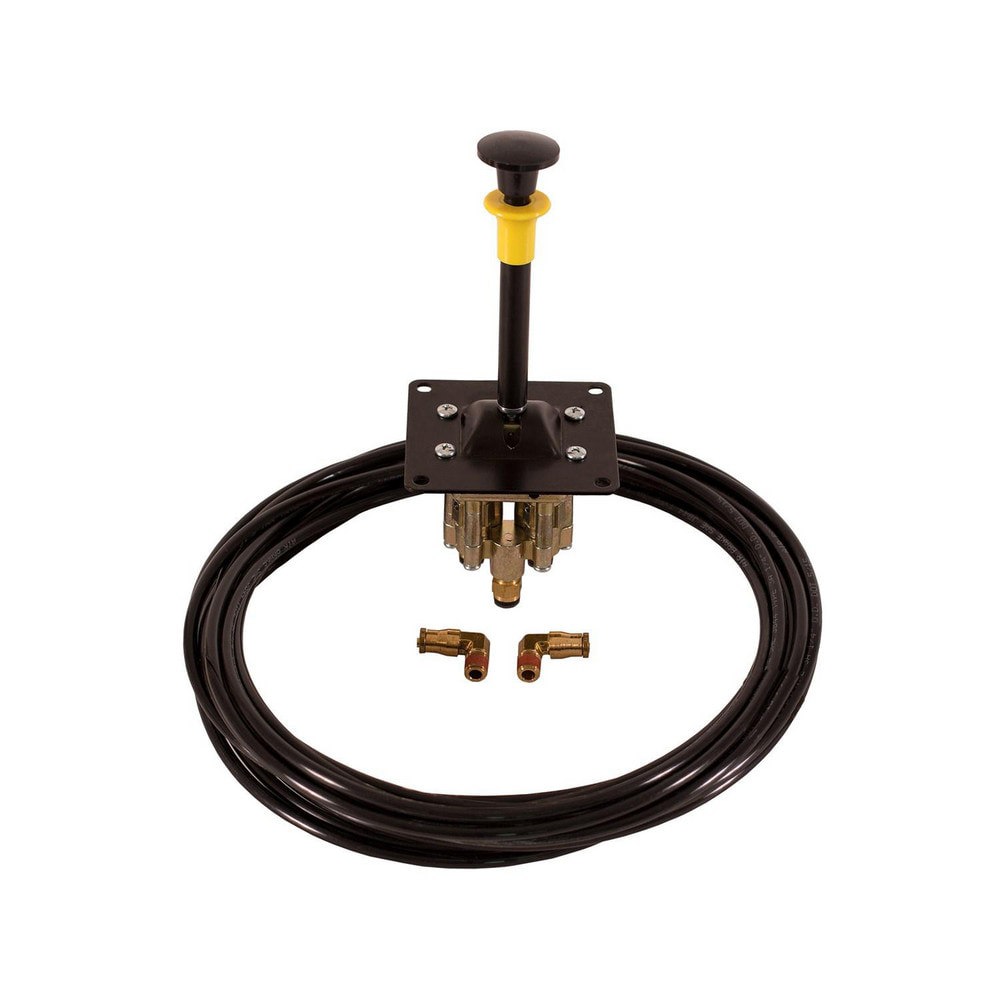 Speed & Flow Control Valves; Valve Type: Spring-Return Non-Feathering Neutral Lockout ; Connection Type: NPT ; Tube Outside Diameter: 1/4 ; Maximum Working Pressure: 125.000psi ; Body Material: Brass ; Thread Type: NPT