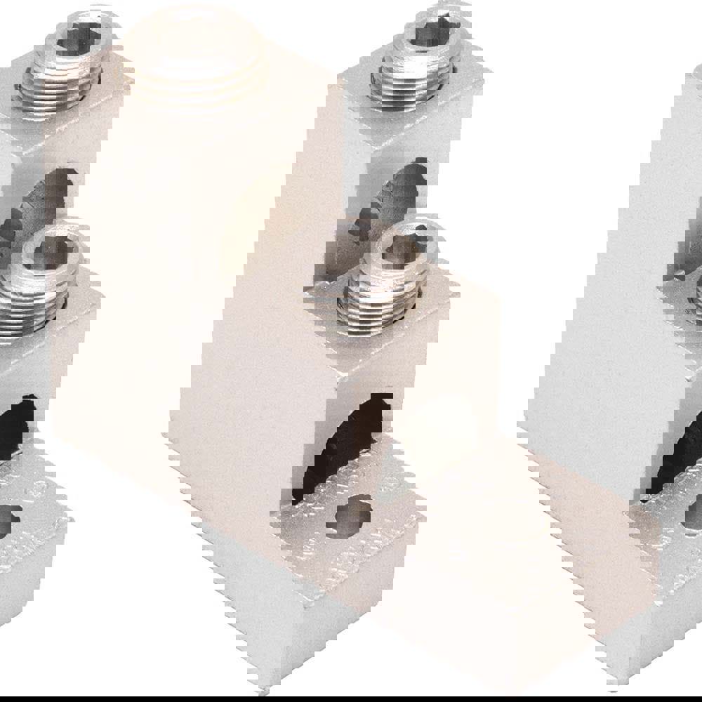 Terminal Blocks; Block Type: High-Strength ; Mounting Type: Terminal ; Voltage: 600V ; Maximum Compatible Wire Size (AWG): 4/0 ; Minimum Compatible Wire Size (AWG): 6 ; Contact Material: Aluminum