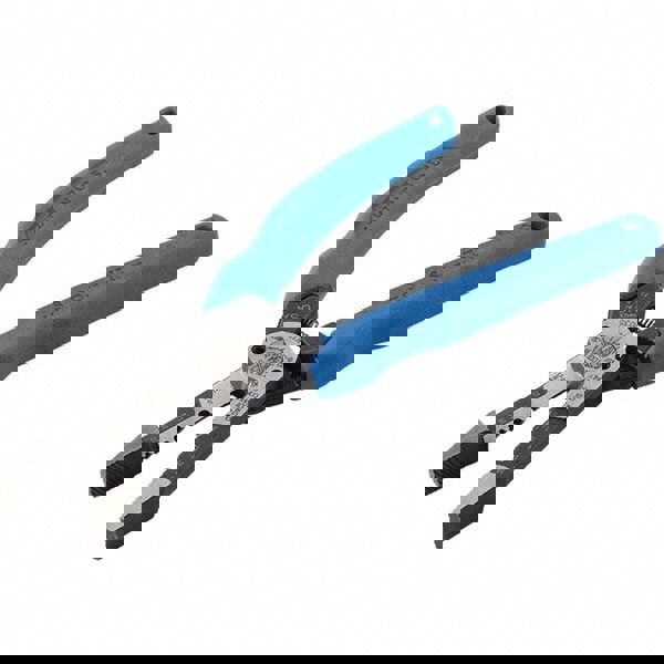 Wire Stripper: 18 AWG Solid & 20 AWG Stranded, 8 AWG Solid & 10 AWG Stranded Max Capacity