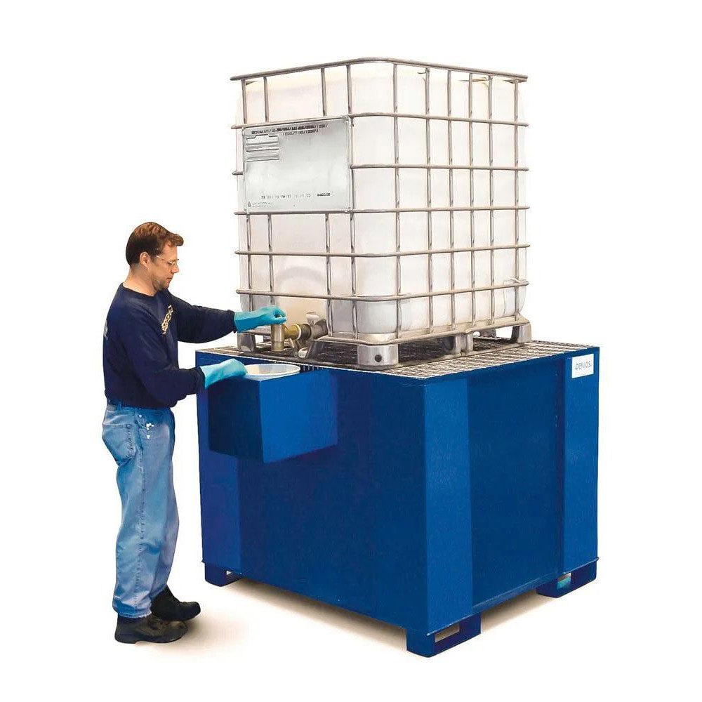 IBC Sump: 350 gal, Alloy Steel, 73