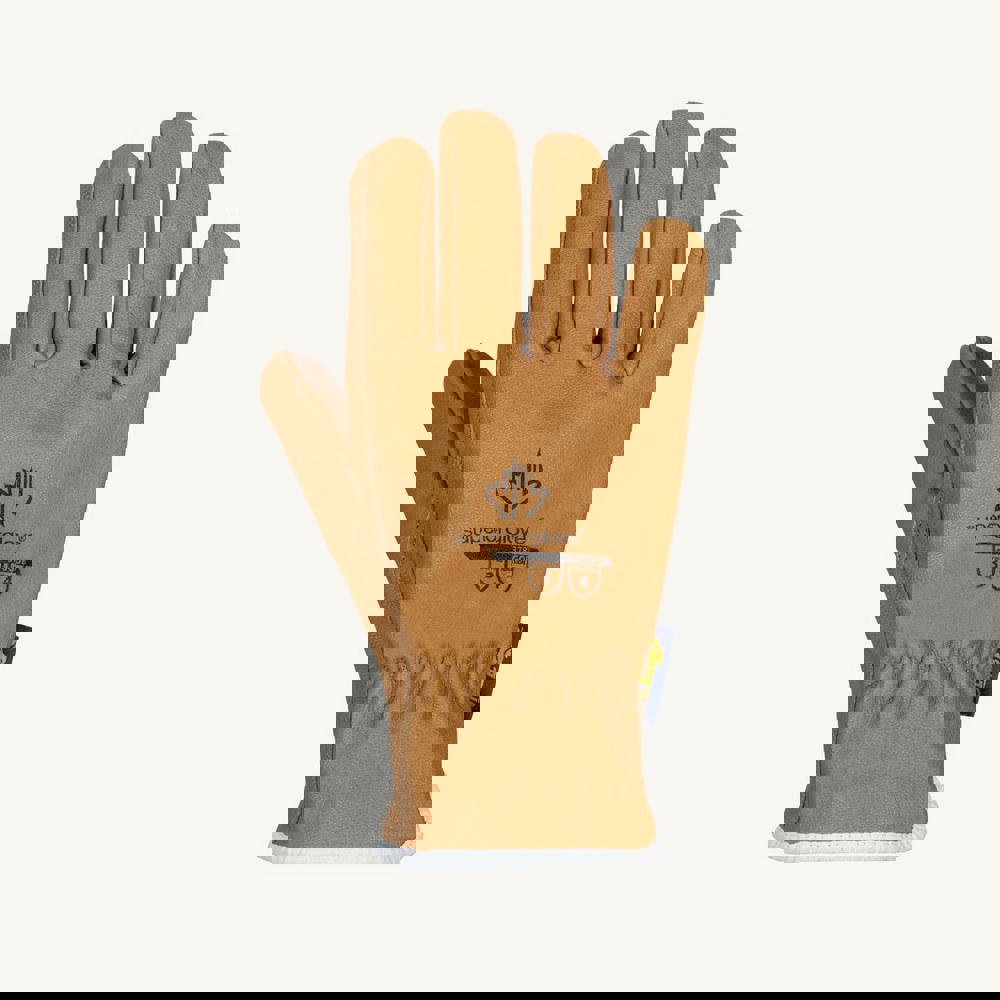 Cut & Puncture Resistant Gloves; Style: Leather ; Coating Material: Uncoated ; Coating Coverage: Uncoated ; Glove Type: Cut-Resistant ; ANSI/ISEA Cut Resistance Level: A4 ; Primary Material: Aramid