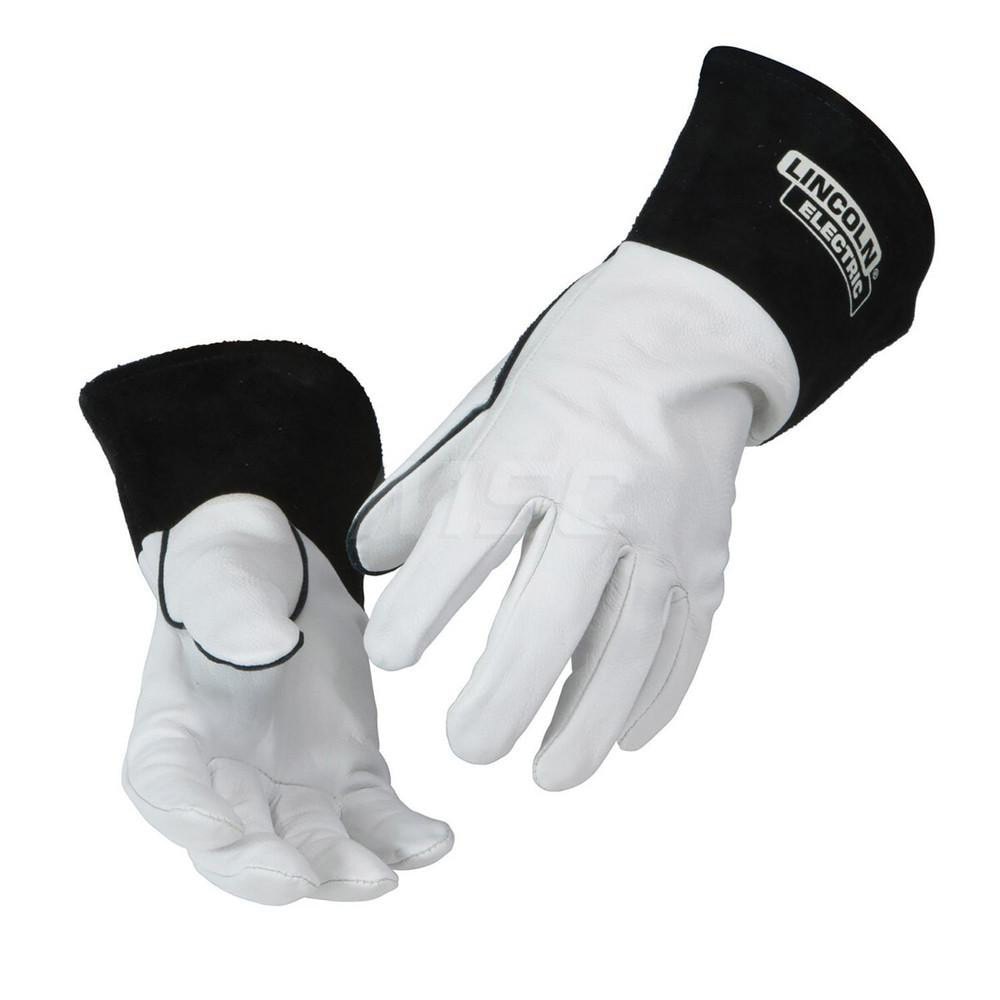 Welding Gloves: Size Large, Uncoated, TIG Welding Application