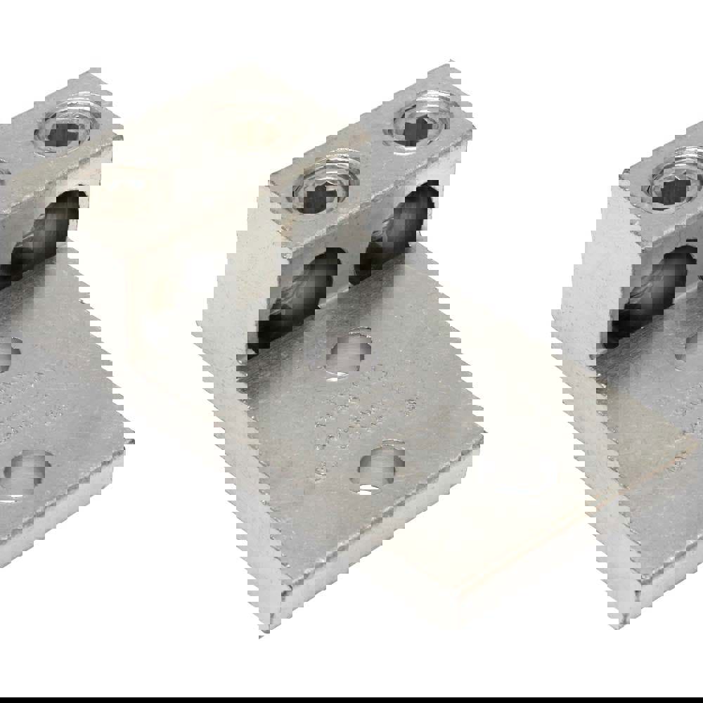 Rectangle Ring Terminal: Non-Insulated, 6 (Strand) AWG, Lug Connection