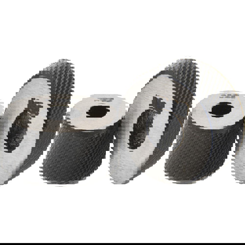 1/4 Inch Face Width, 3/4 Inch Diameter, High Speed Steel Knurl Wheel Set