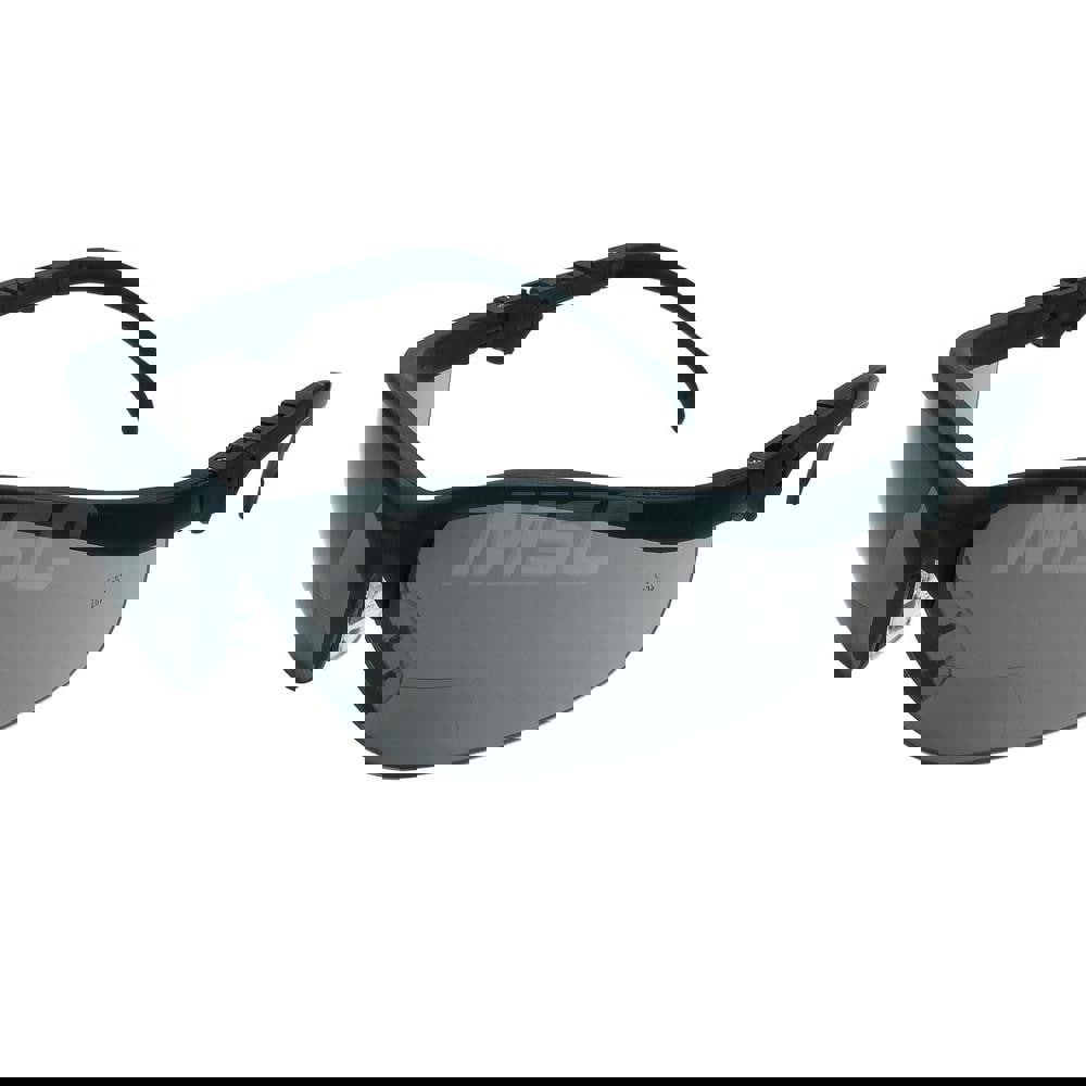 Magnifying Safety Glasses: 2.00, Gray Lenses, Scratch-Resistant, ANSI Z87.1+