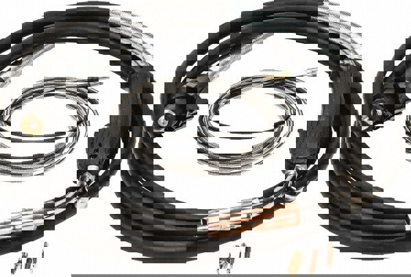 MIG Welding Guns; Handle Shape: Curved ; Neck Type: Rotatable ; For Wire Type: Flux Core