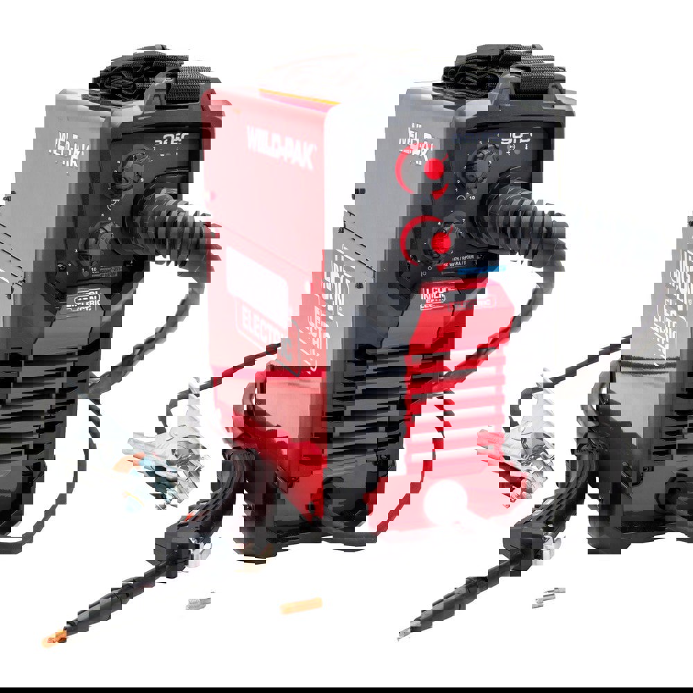 WELD-PAK; Input Voltage: 120V; Input Amperage: DC; Minimum Output Amperage: 20 A; Maximum Output Amperage: 120 A; Open Circuit Voltage: 46 V; Duty Cycle: 30%; Phase: Single