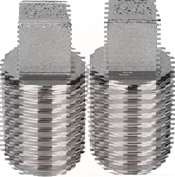 Pipe Square Head Plug: 1-1/4