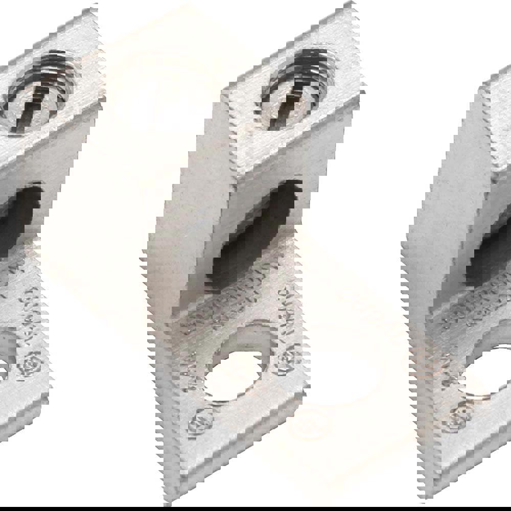 Rectangle Ring Terminal: Non-Insulated, 14 to 6 (Strand) AWG, Lug Connection
