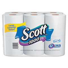 TISSUE,BATH,1000SH,4PK