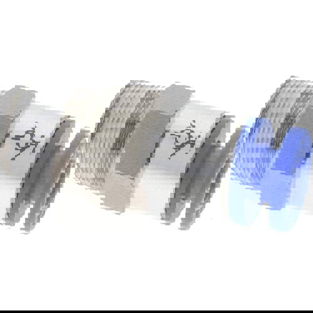 Push-to-Connect Tube Fitting: Connector, 1/8