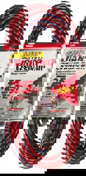 25', 12/3 Gauge/Conductors, Red/Blue Outdoor Extension Cord