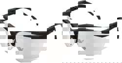 Safety Glasses: Anti-Fog, Polycarbonate, Clear Mirror Lenses, Full-Framed