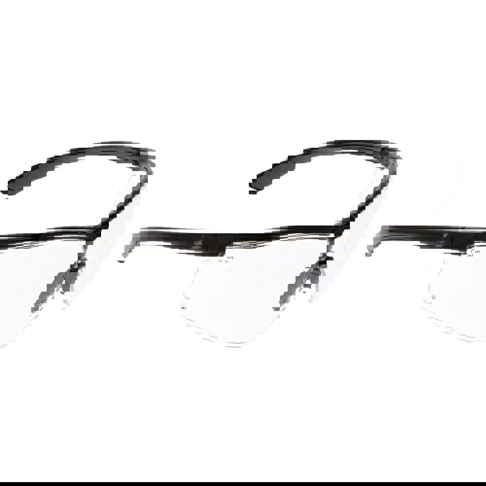 Safety Glasses: Anti-Fog, Polycarbonate, Clear Lenses, Half-Framed