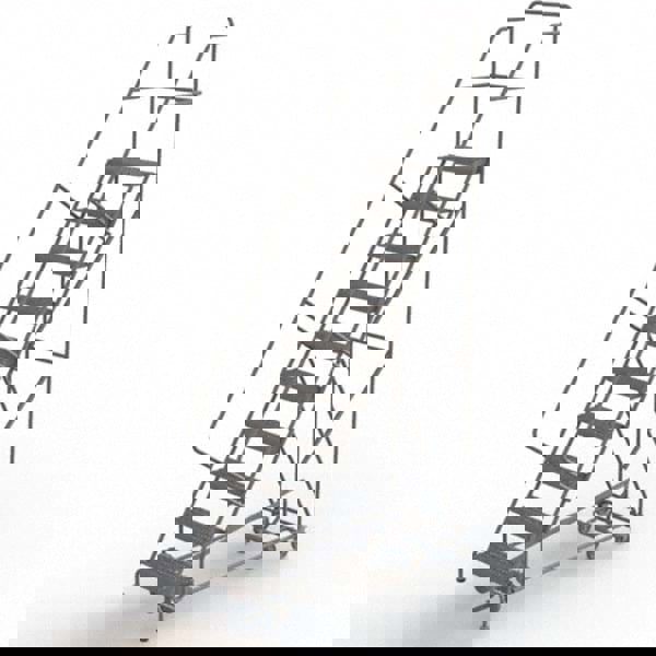 Steel Rolling Ladder: 10 Step