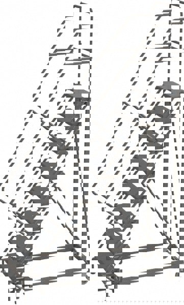 Steel Rolling Ladder: 8 Step