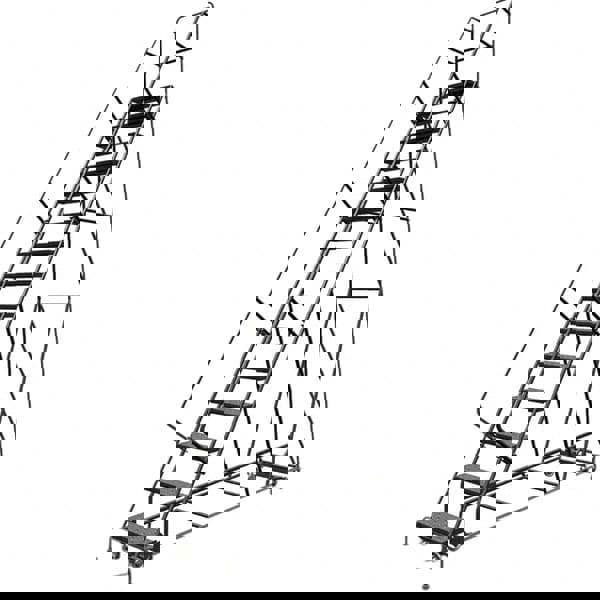 Steel Rolling Ladder: 15 Step