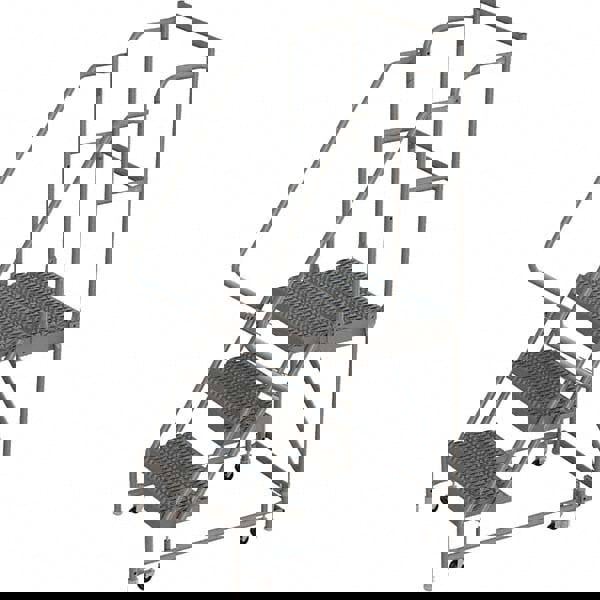 Steel Rolling Ladder: 3 Step