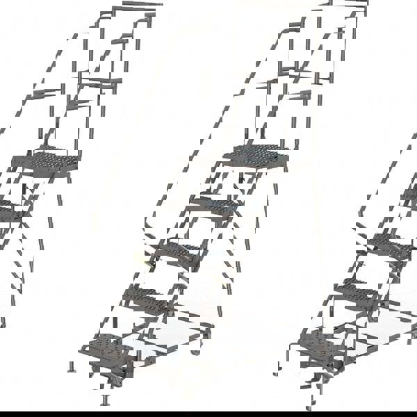 Steel Rolling Ladder: 5 Step