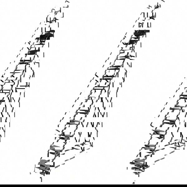 Steel Rolling Ladder: 13 Step