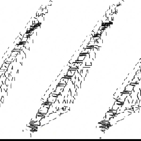 Steel Rolling Ladder: 14 Step