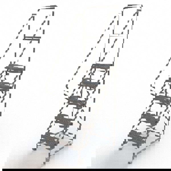 Steel Rolling Ladder: 5 Step