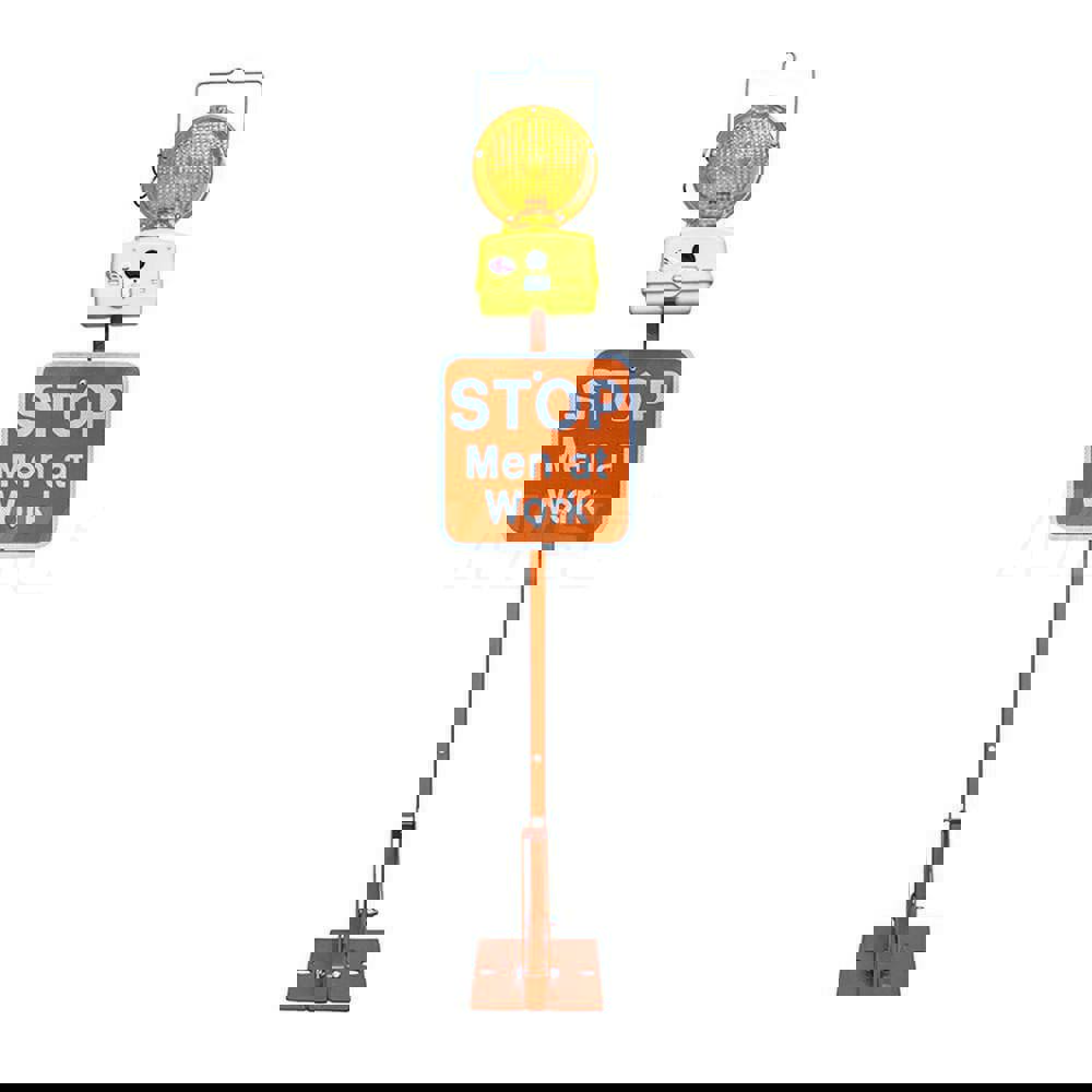 Flashing & Steady Light: Orange, Base Mount
