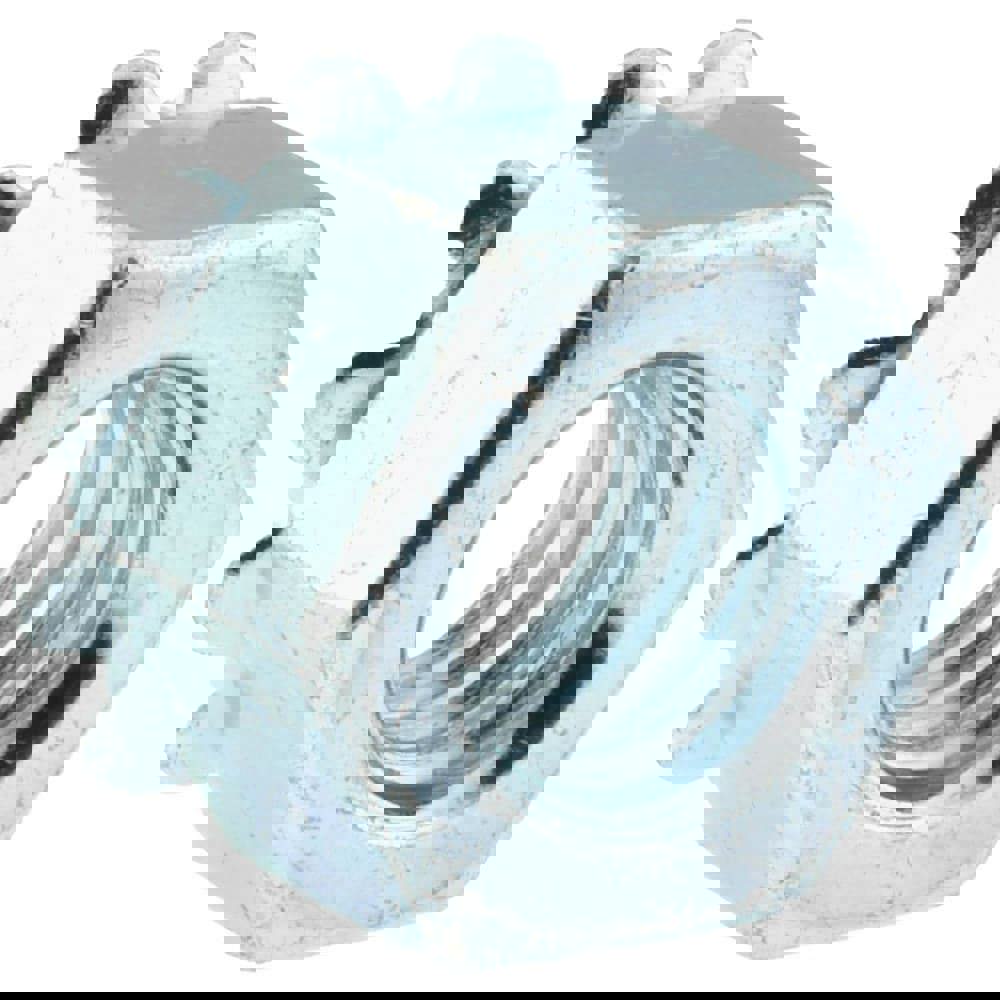 5/16-18, Zinc Plated, Steel K-Lock Hex Nut with External Tooth Lock Washer