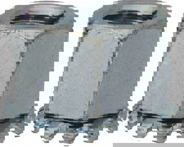 1/2-13, Zinc Plated, Steel K-Lock Hex Nut with External Tooth Lock Washer