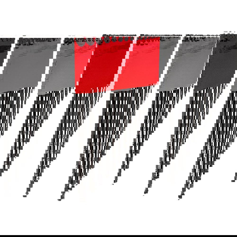 Hex Key Sets; Tool Type: Hex Key Set ; Handle Type: L-Wrench ; Hex Size Range (Inch): 0.050 - 3/8 ; Material: Steel ; Overall Length (Decimal Inch): 9.0000 ; Arm Style: Long