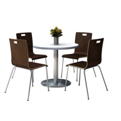 TABLE,CL, 4 CHAIRS,ESP