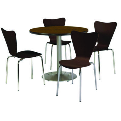 TABLE,WL, 4 CHAIRS,ESP