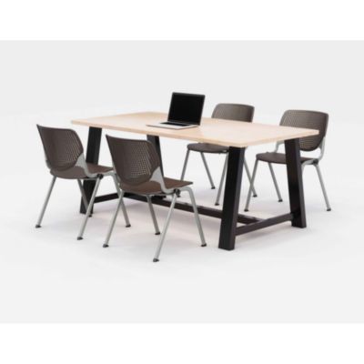 TABLE,4 BRN CH,DBR