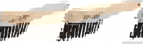 Wire Duster Brush, 2 Rows, 9 Columns, Brass