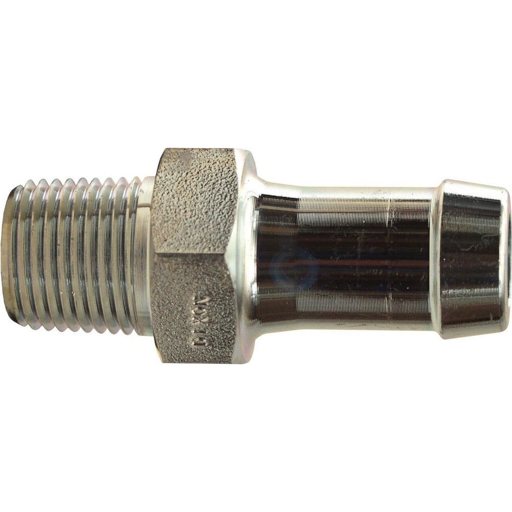Combination Nipples For Hoses; Type: King Nipple ; Material: Plated Steel ; Thread Standard: Male NPT ; Thread Size: 1/2in ; Overall Length: 2.56in ; Epa Watersense Certified: No