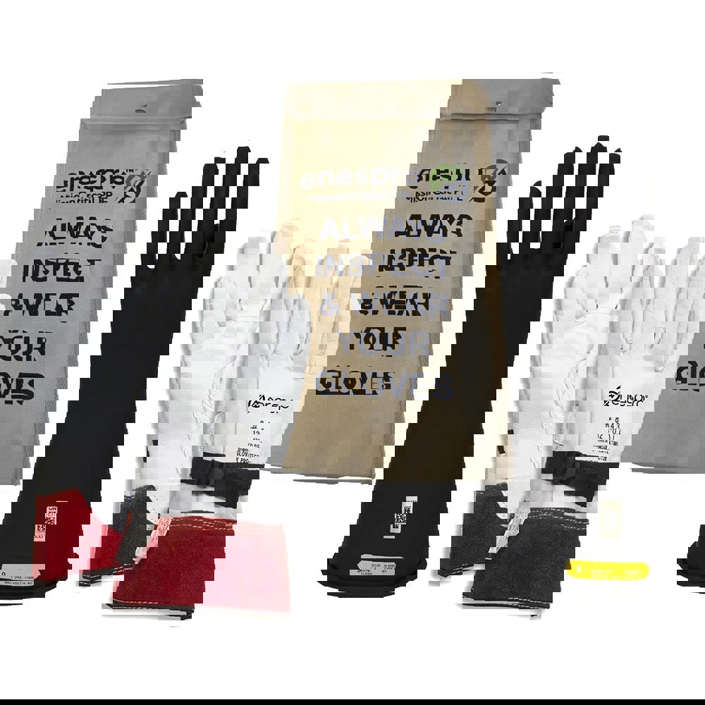 Arc Flash & Flame Protection Gloves; Primary Material: Rubber ; Coating Material: Uncoated ; Coating Coverage: Uncoated ; Lining Material: Unlined ; Back Material: Rubber ; Color: Black