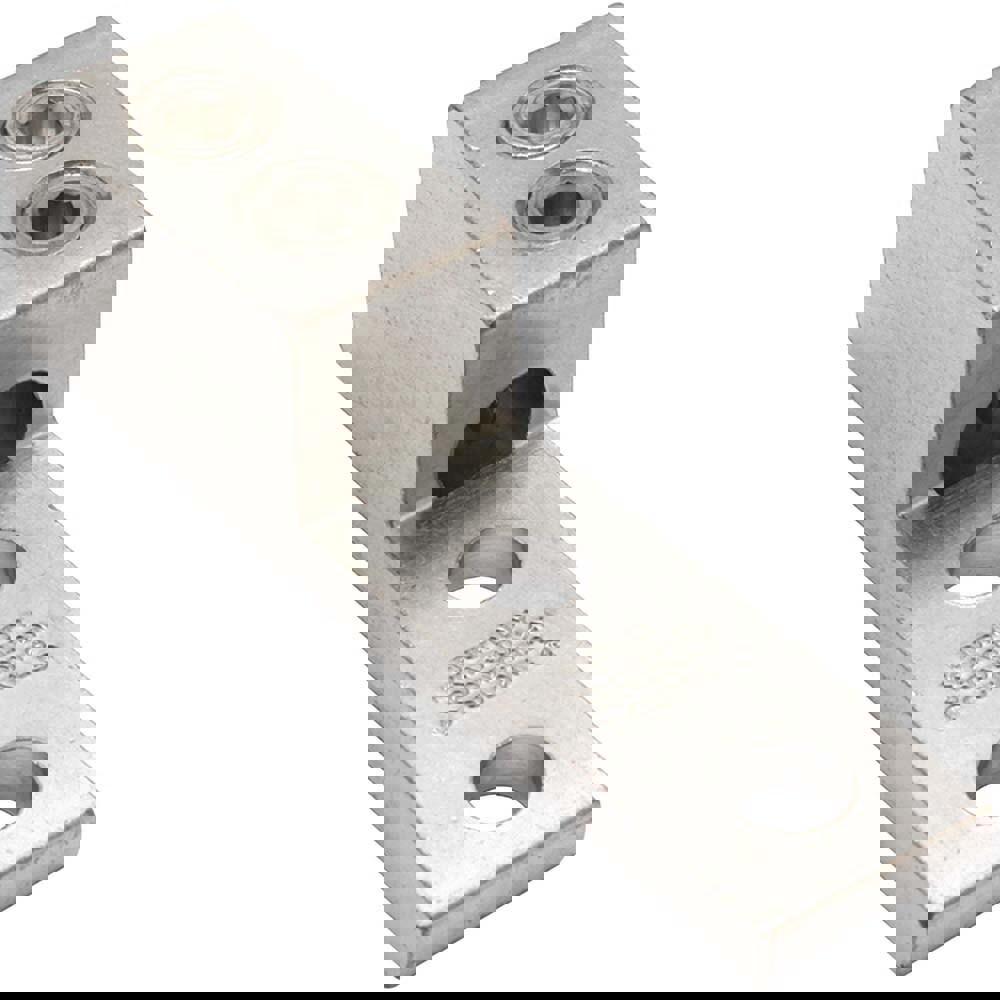 Rectangle Ring Terminal: Non-Insulated, 6 (Strand) AWG, Lug Connection