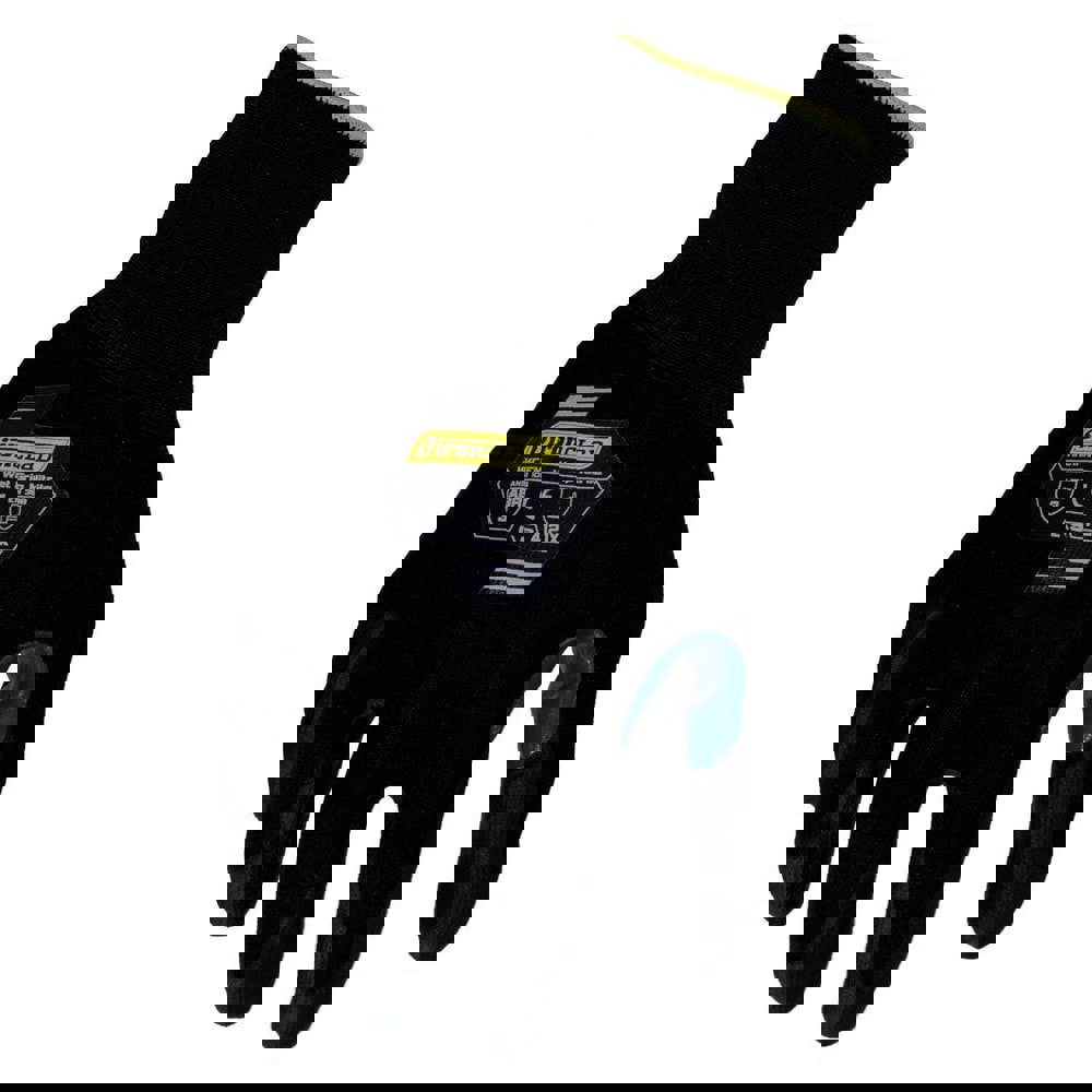 General Purpose Work Gloves: Large, Foam Nitrile Coated, Nylon