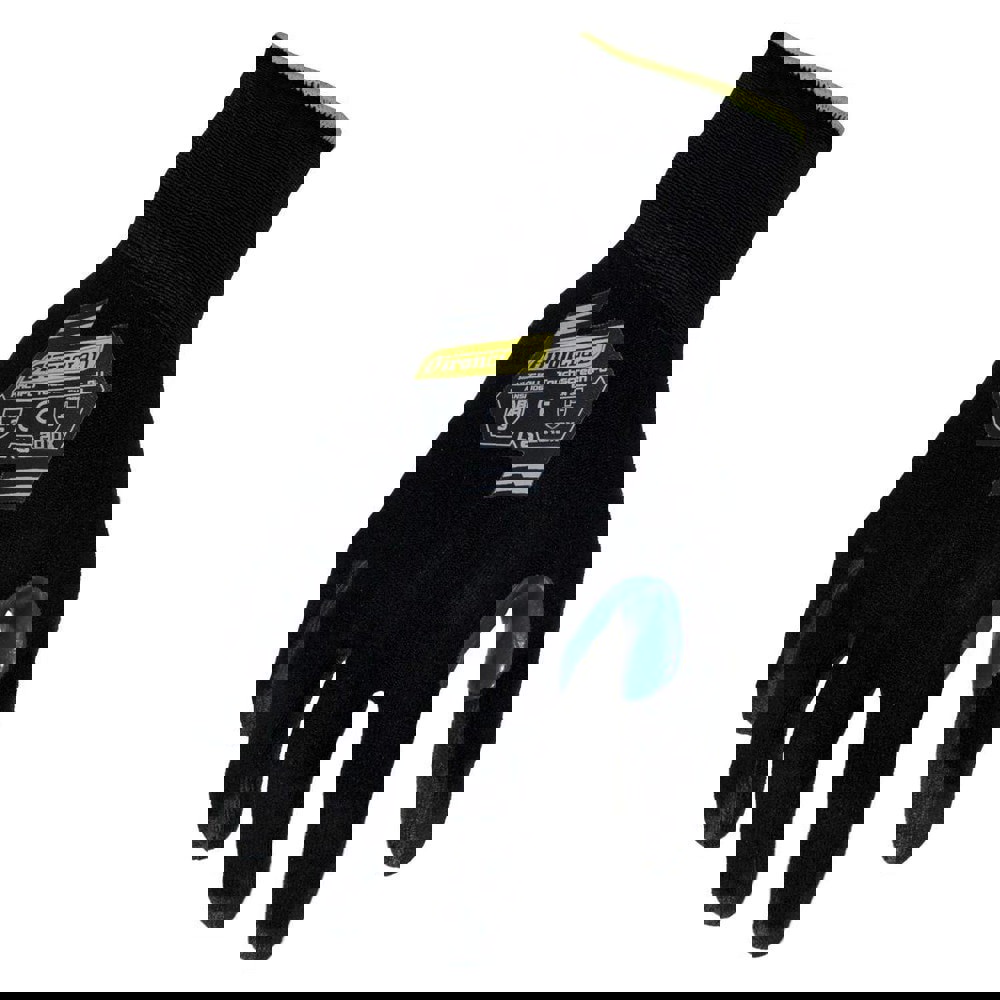 General Purpose Work Gloves: Large, Polyurethane Coated, Nylon