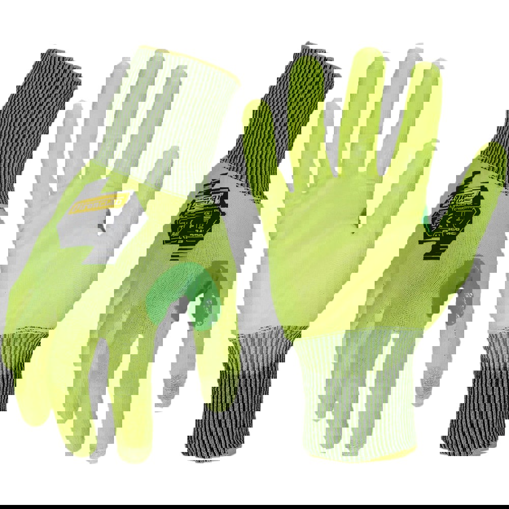 Cut-Resistant Gloves: Size Large, ANSI Cut A2, ANSI Puncture 4, Polyurethane, Series KKC2PU