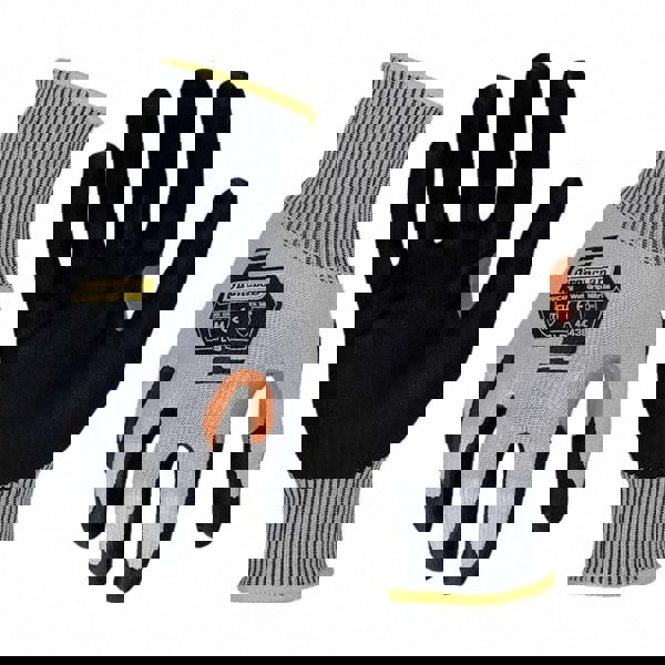 Cut-Resistant Gloves: Size X-Large, ANSI Cut A4, ANSI Puncture 5, Foam Nitrile, Series KKC4FN