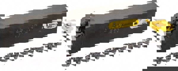 Indexable Threading Toolholder: External, Right Hand, 1 x 1