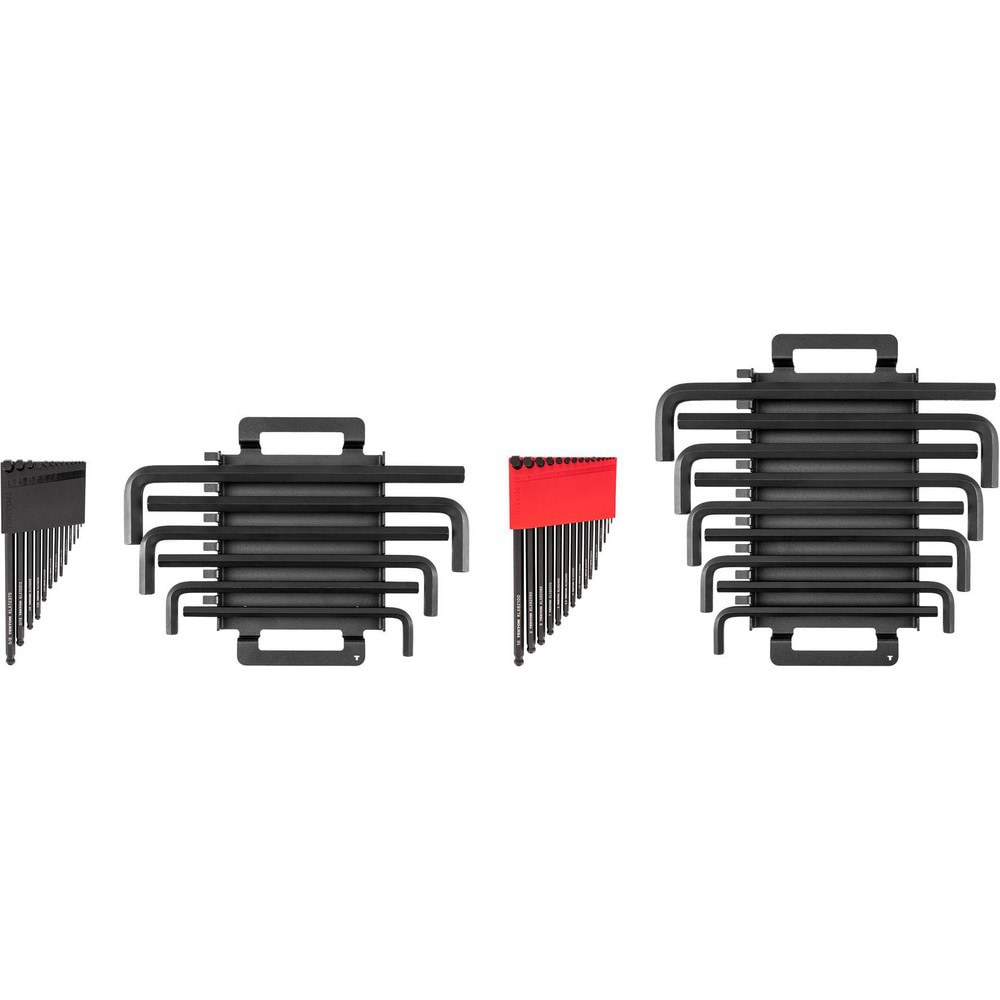 Hex Key Sets; Tool Type: Hex Key ; Handle Type: L Long & Short Arm ; Hex Size Range (Inch): .050 - 3/4 ; Material: Steel ; Overall Length (Decimal Inch): 17.3750 ; Overall Length (Inch): 17-3/8