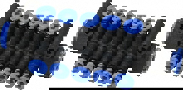 Manifold: 8 mm Inlet, 4 mm Outlet, 2 Inl