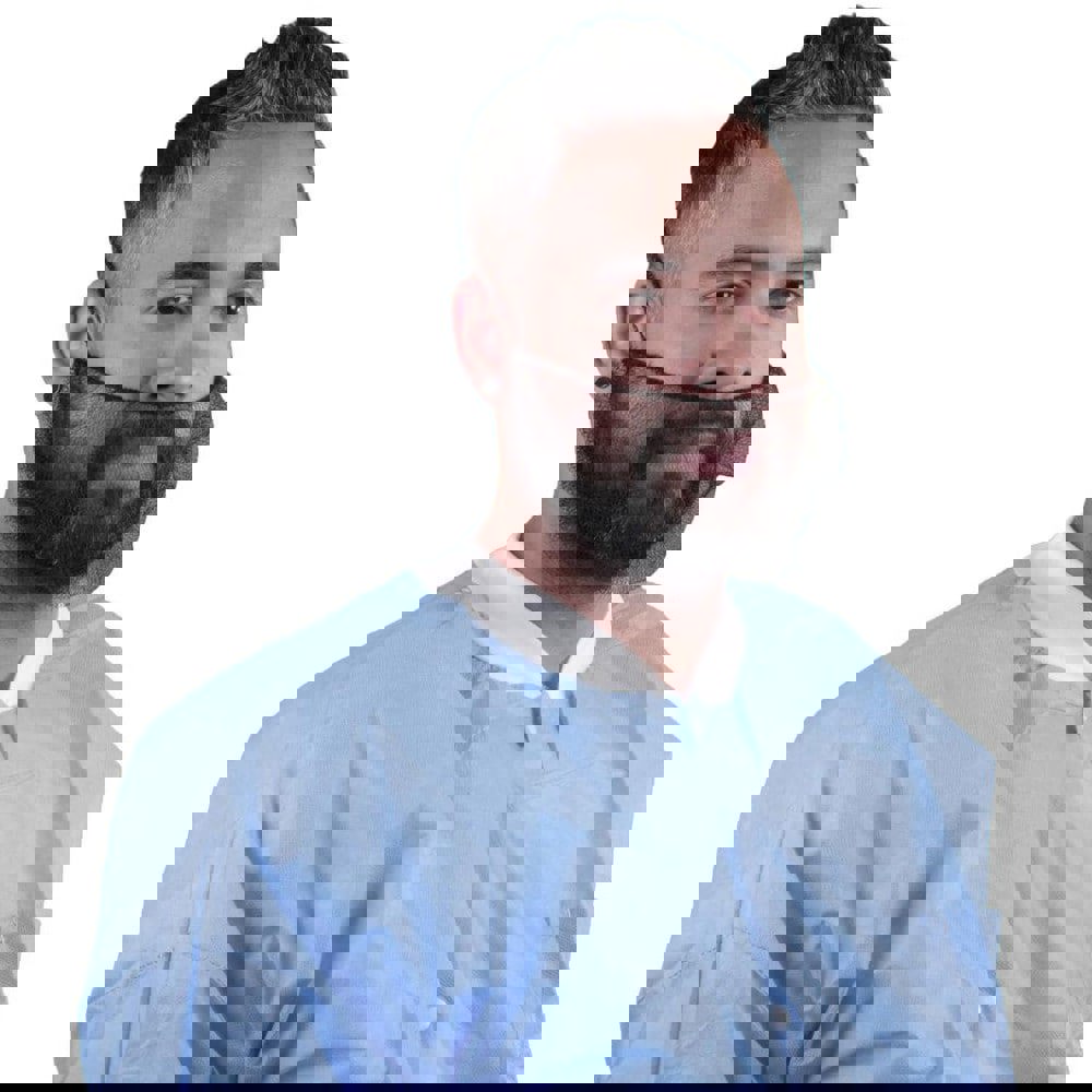 Beard Cover: Brown, Size Large