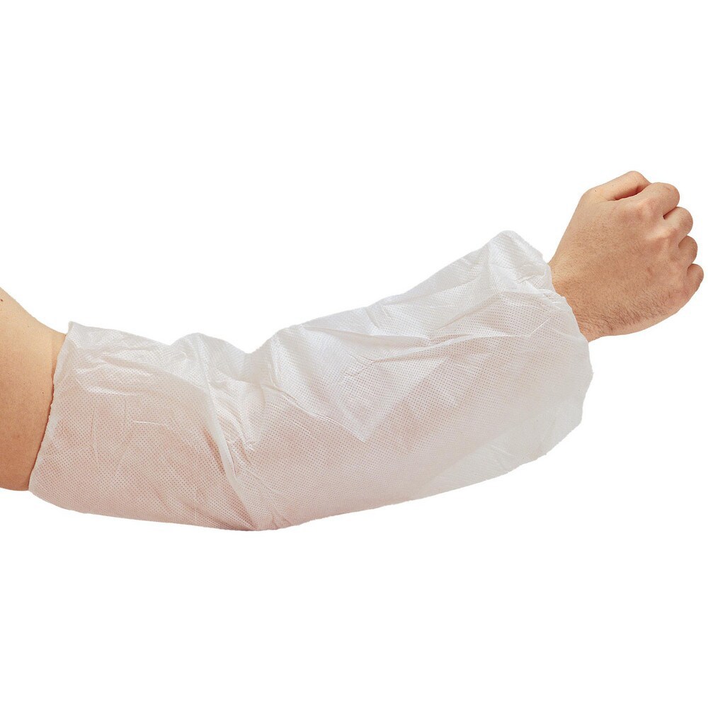 Sleeves; Size: Universal ; Product Type: Disposable Sleeves ; Closure Type: Elastic Cuff ; Overall Length: 18.00in ; Thumb Hole: No ; Seam Style: Plain