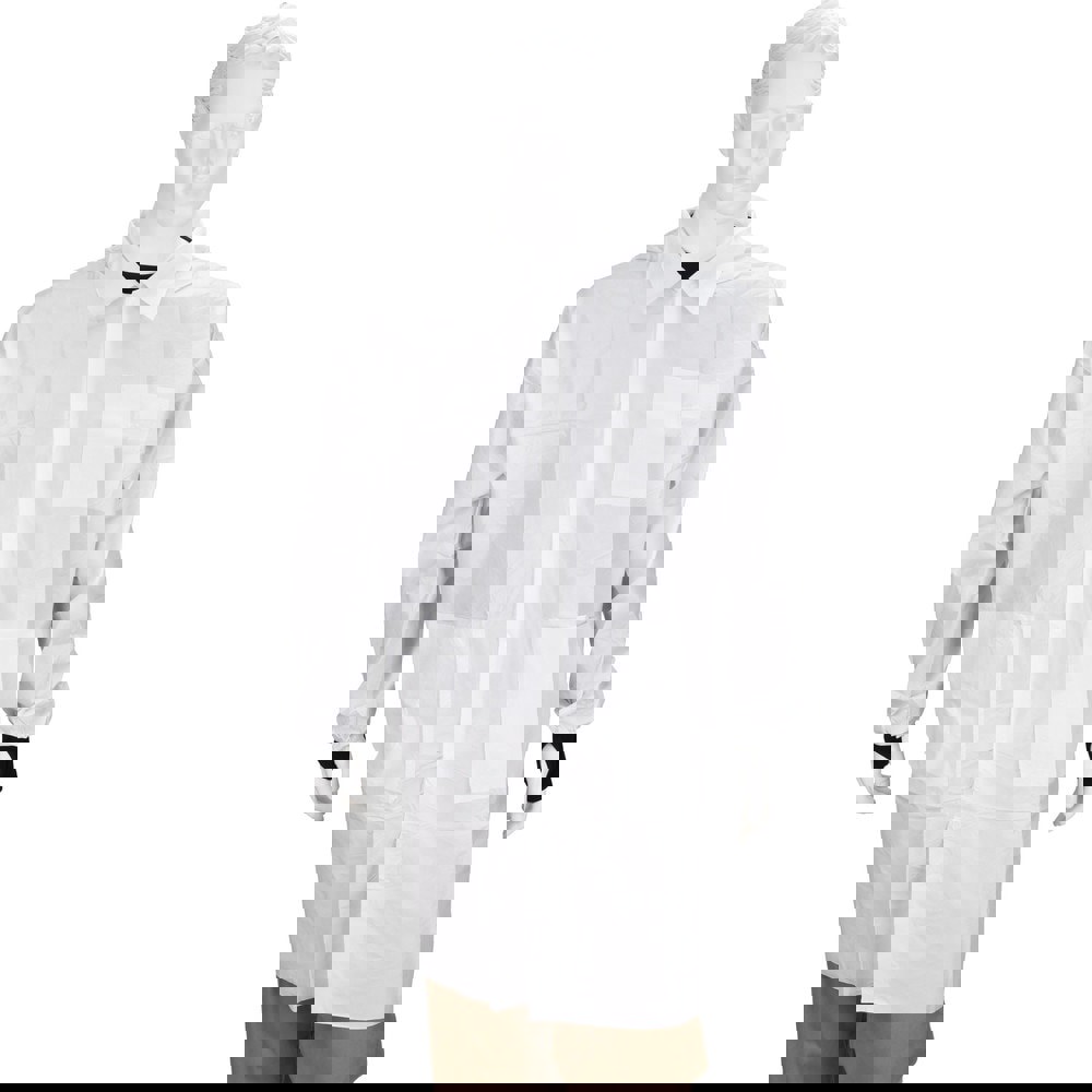 Pack of (30) Size XL ISO Class 4 White Lab Coat with 3 Pockets