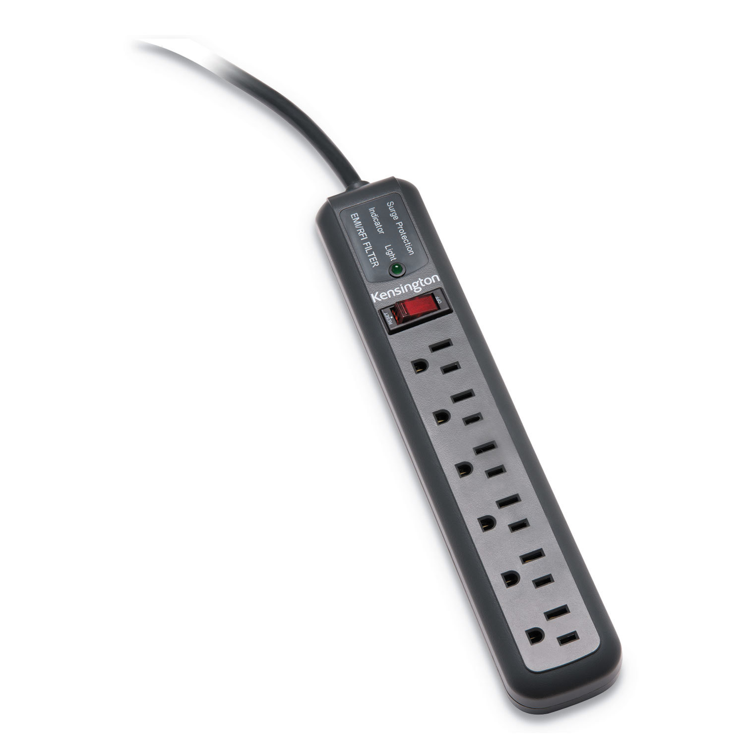 Power Outlet Strips; Amperage: 15; Voltage: 120; Number of Outlets: 6; Material: ABS Plastic; Mounting Type: Wall; Cord Length (Feet): 15; NEMA Configuration: 5-15P; Overall Depth (Decimal Inch): 11-1/2; Overall Depth (Inch): 11-1/2; Color: Gray; Overall